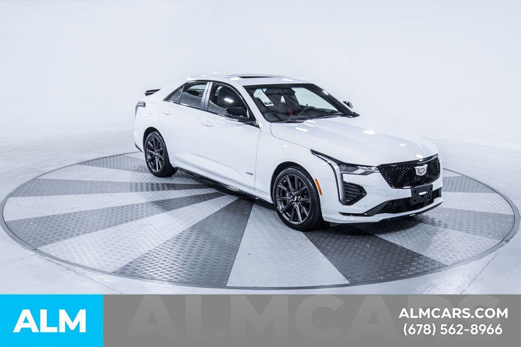 used 2024 Cadillac CT4-V car, priced at $49,470