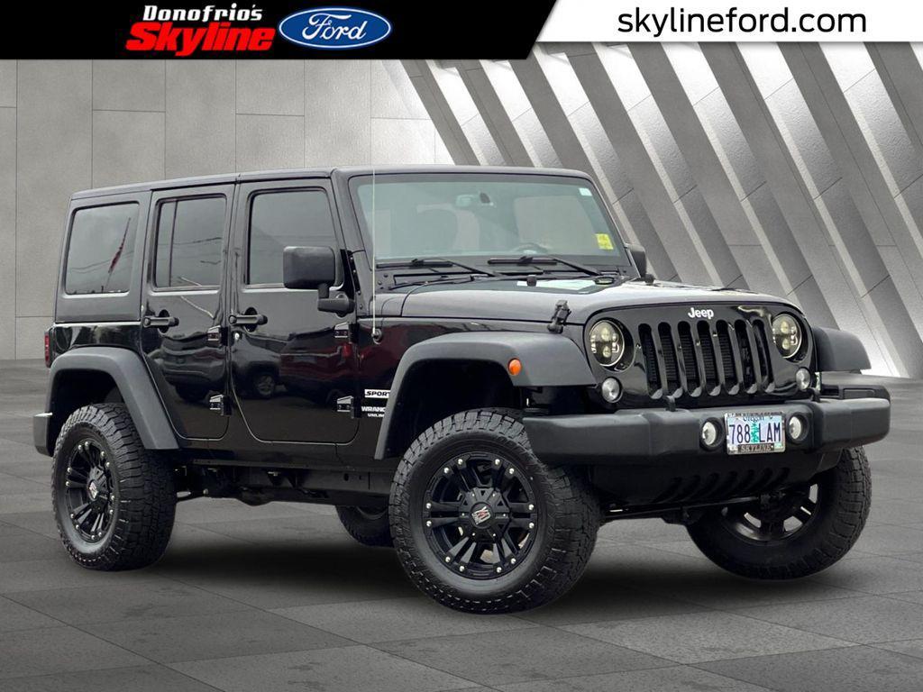 used 2017 Jeep Wrangler Unlimited car, priced at $19,999