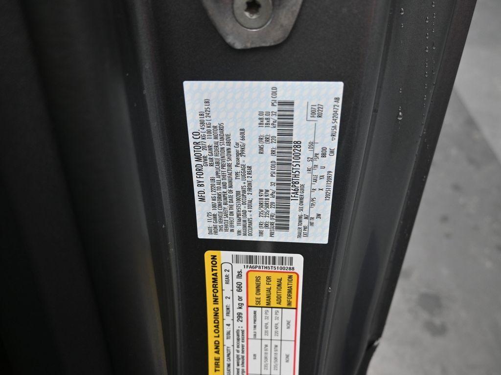 new 2026 Ford Mustang car, priced at $34,186