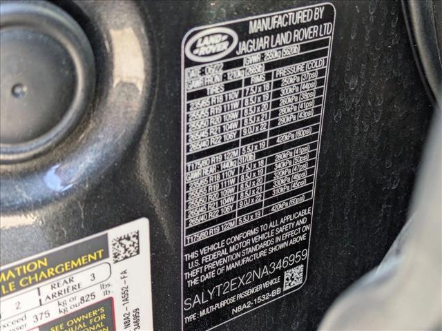 used 2022 Land Rover Range Rover Velar car, priced at $38,995