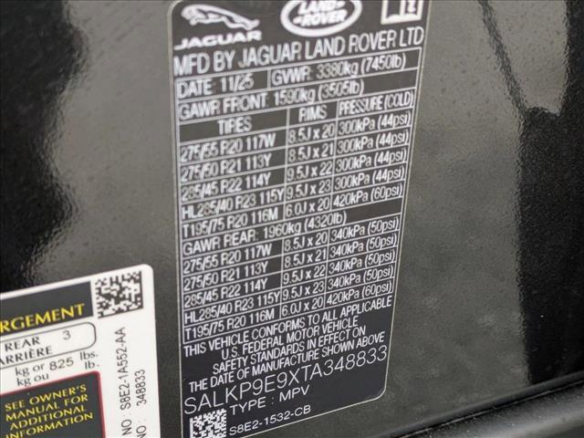 new 2026 Land Rover Range Rover car, priced at $151,405