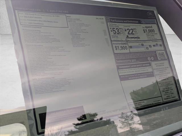 new 2026 Land Rover Range Rover Sport car, priced at $112,700