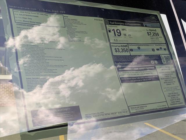 new 2025 Land Rover Range Rover car, priced at $150,155