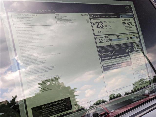 new 2026 Land Rover Range Rover Velar car, priced at $65,857