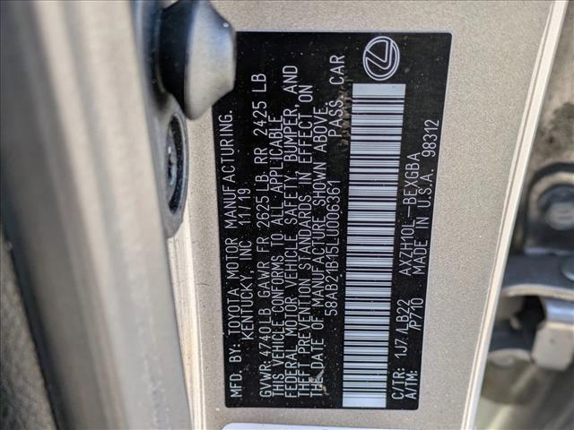 used 2020 Lexus ES 300h car, priced at $25,992