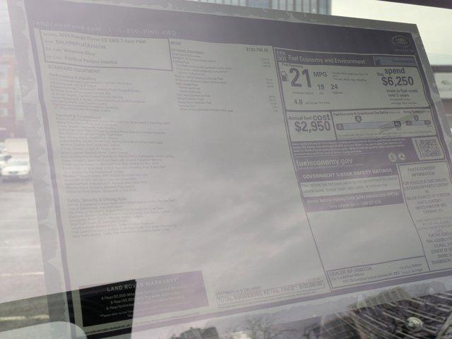 new 2026 Land Rover Range Rover car, priced at $128,680