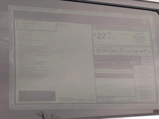 new 2026 Land Rover Range Rover Evoque car, priced at $51,425