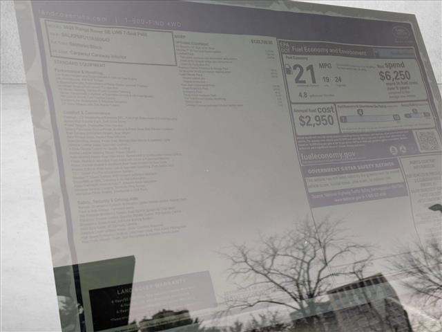 new 2026 Land Rover Range Rover car, priced at $132,965