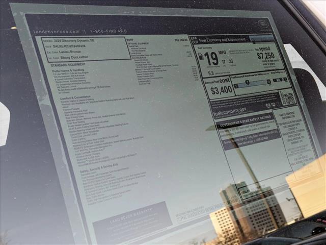 new 2024 Land Rover Discovery car, priced at $74,064