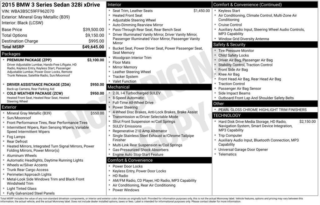 used 2015 BMW 328 car, priced at $11,895