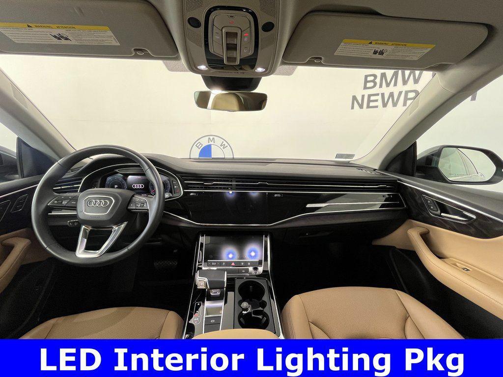 used 2023 Audi Q8 car, priced at $46,595