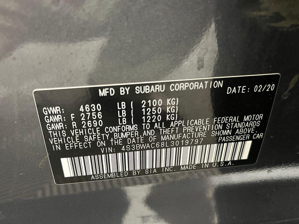 used 2020 Subaru Legacy car, priced at $17,715