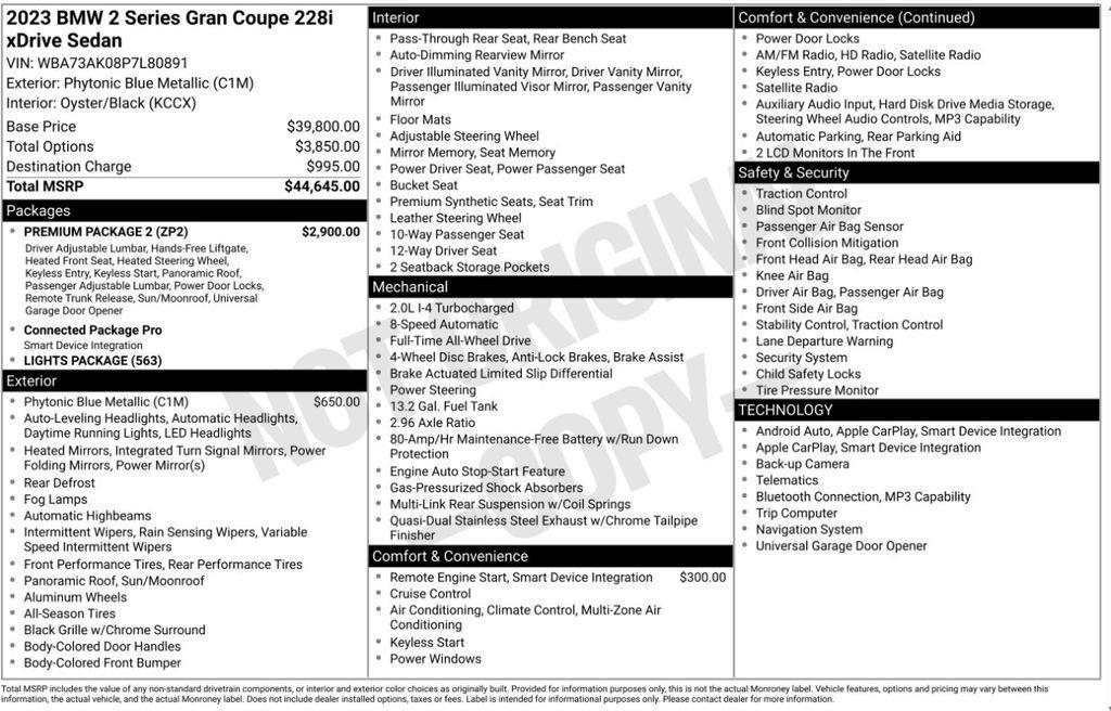 used 2023 BMW 840 Gran Coupe car, priced at $25,998