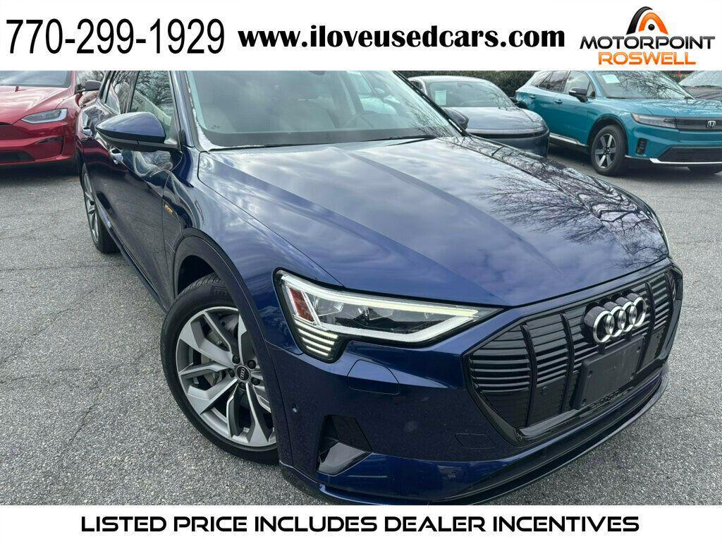 used 2021 Audi e-tron car, priced at $23,500