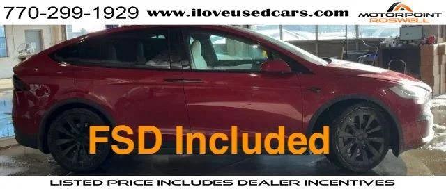 used 2022 Tesla Model X car, priced at $53,699