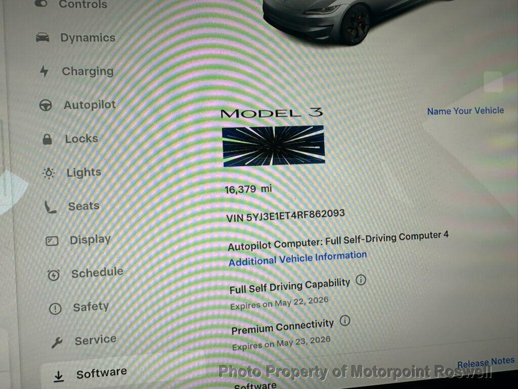 used 2024 Tesla Model 3 car, priced at $39,786