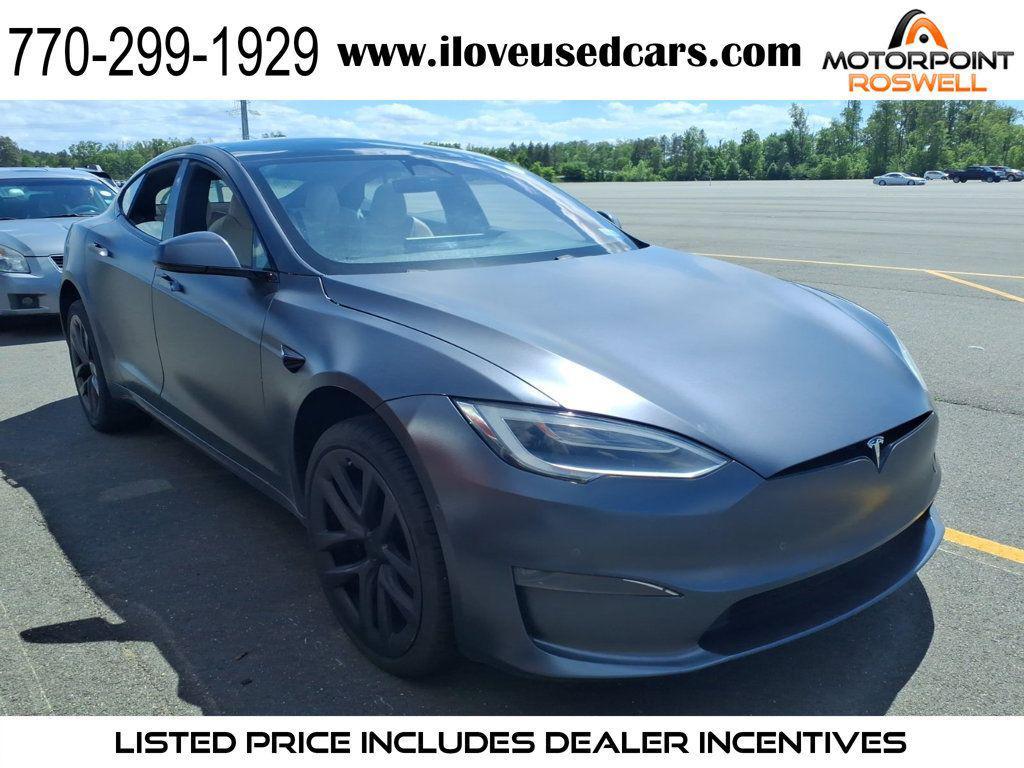 used 2021 Tesla Model S car, priced at $49,999