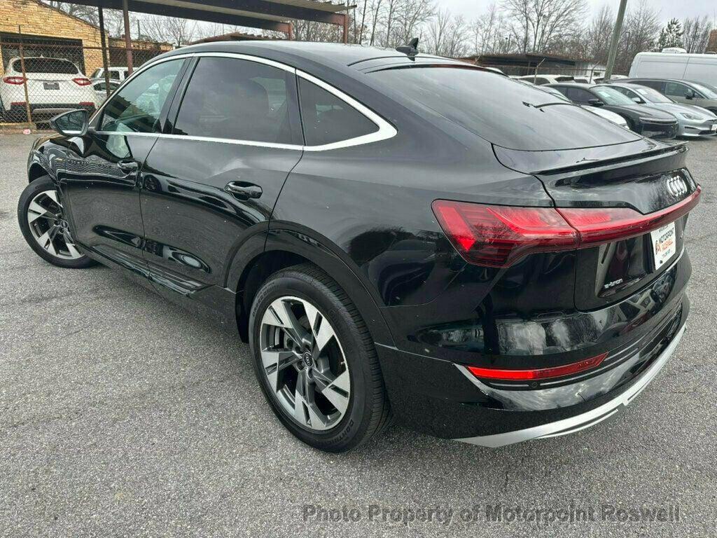 used 2022 Audi e-tron Sportback car, priced at $27,500