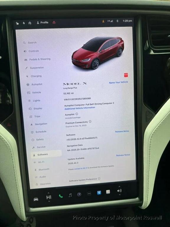 used 2020 Tesla Model X car, priced at $37,777