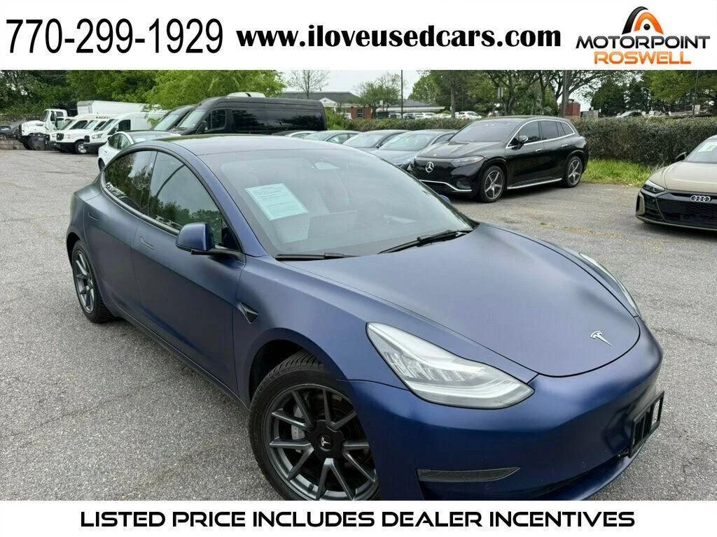 used 2022 Tesla Model 3 car, priced at $22,250