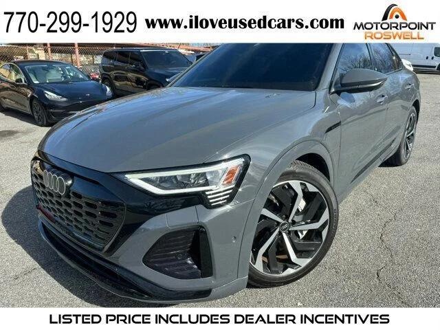 used 2024 Audi Q8 e-tron car, priced at $38,299