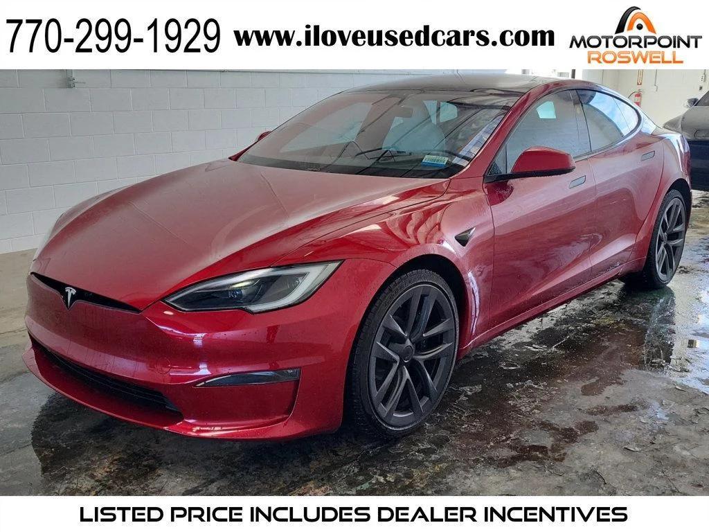 used 2023 Tesla Model S car, priced at $51,999