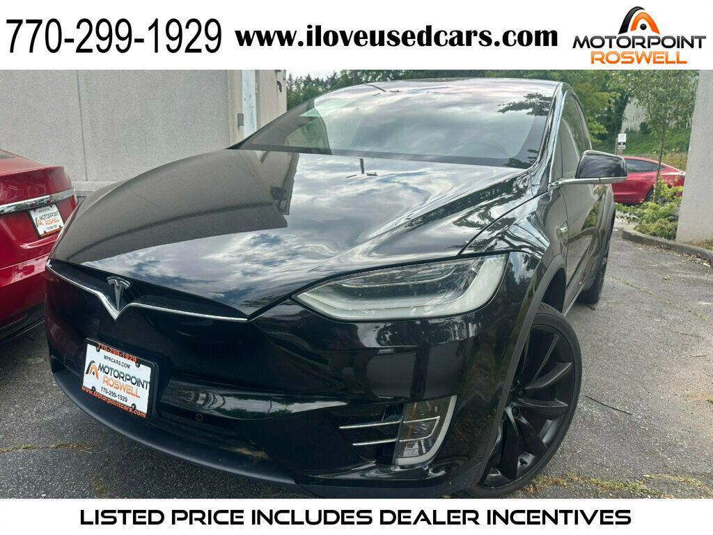 used 2021 Tesla Model X car, priced at $41,500