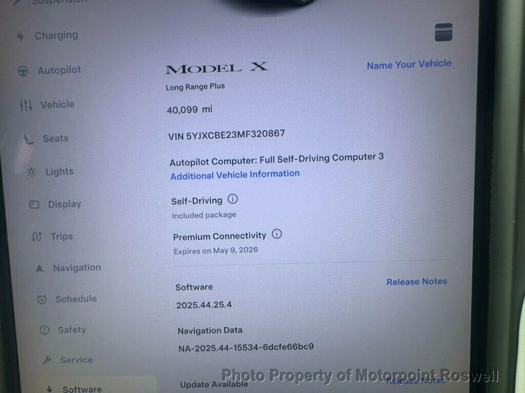 used 2021 Tesla Model X car, priced at $41,500