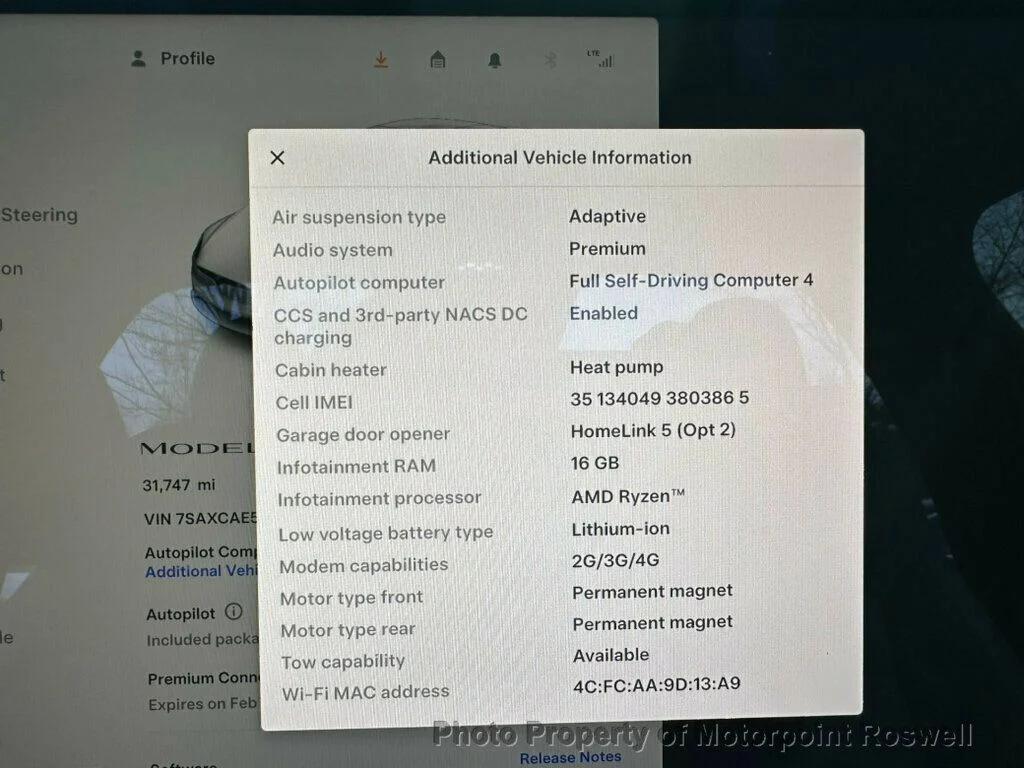 used 2024 Tesla Model X car, priced at $63,250