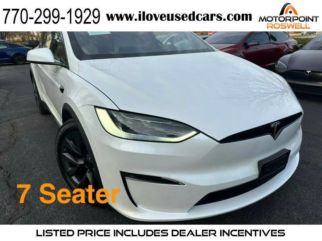 used 2024 Tesla Model X car, priced at $62,500