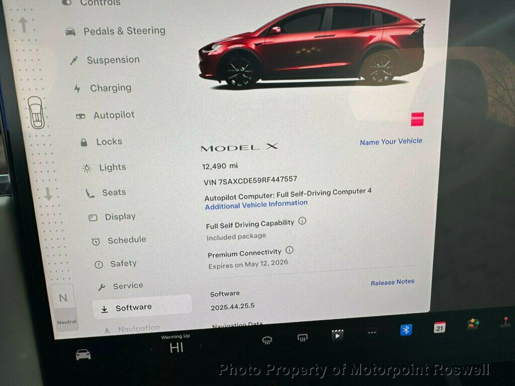 used 2024 Tesla Model X car, priced at $77,500