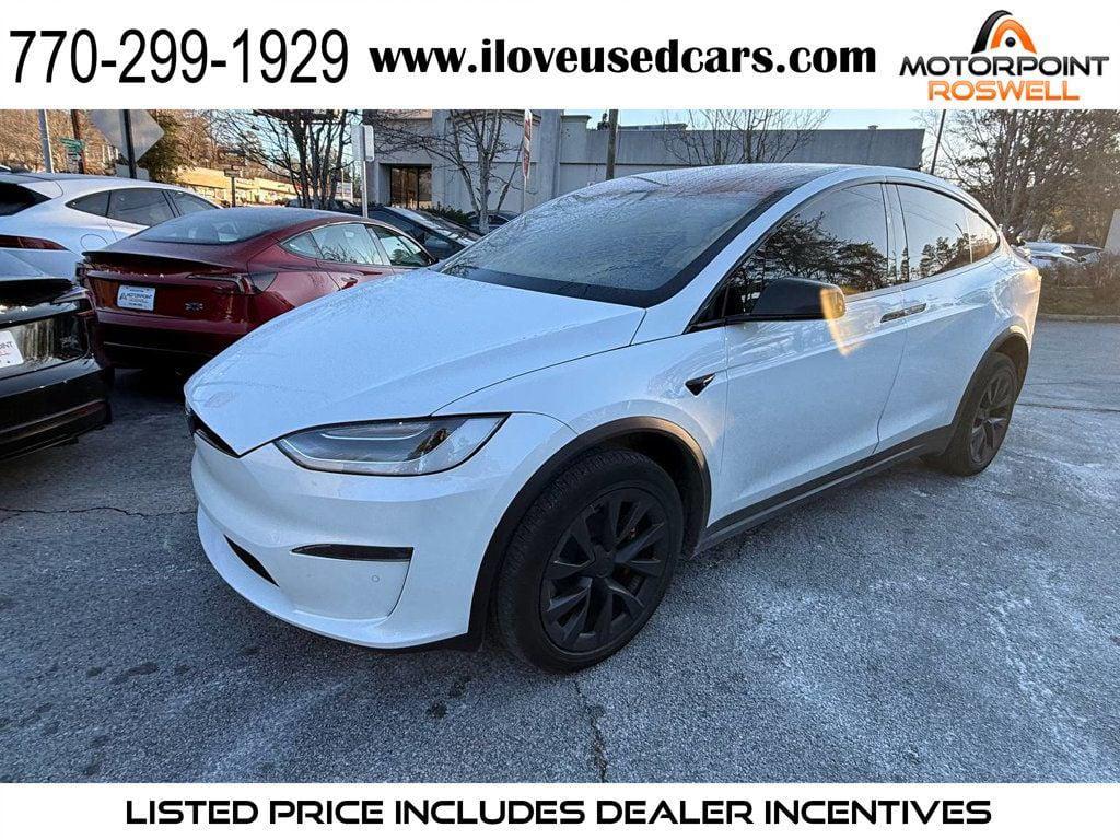 used 2022 Tesla Model X car, priced at $48,999
