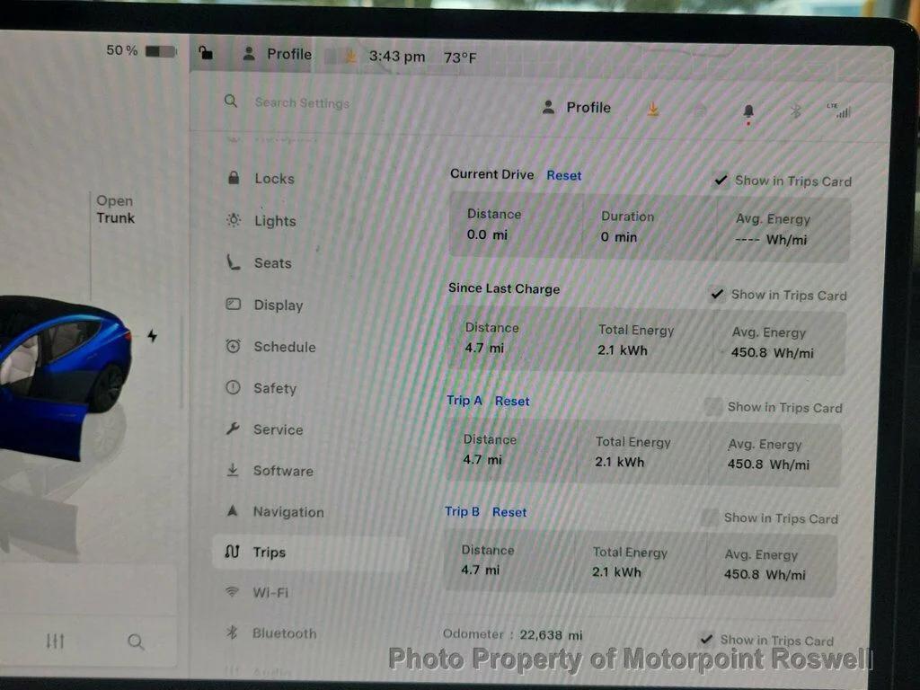 used 2025 Tesla Model 3 car, priced at $38,500