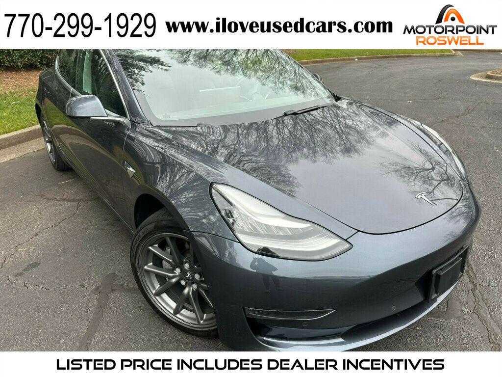 used 2018 Tesla Model 3 car, priced at $17,500