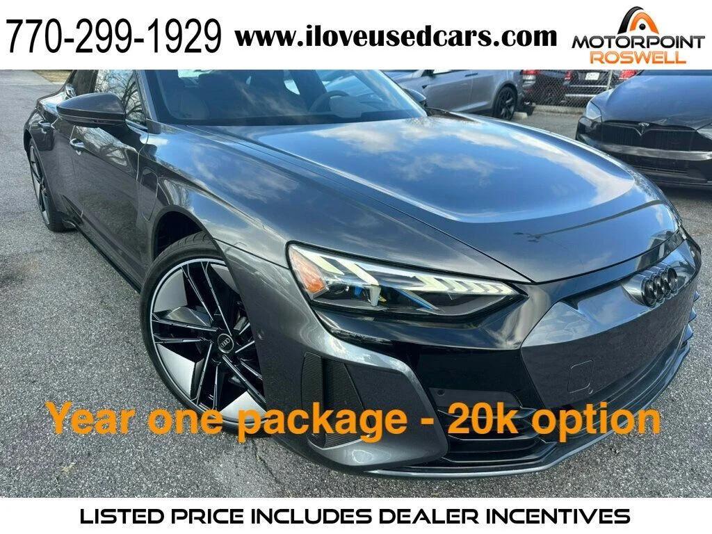 used 2022 Audi RS e-tron GT car, priced at $52,500