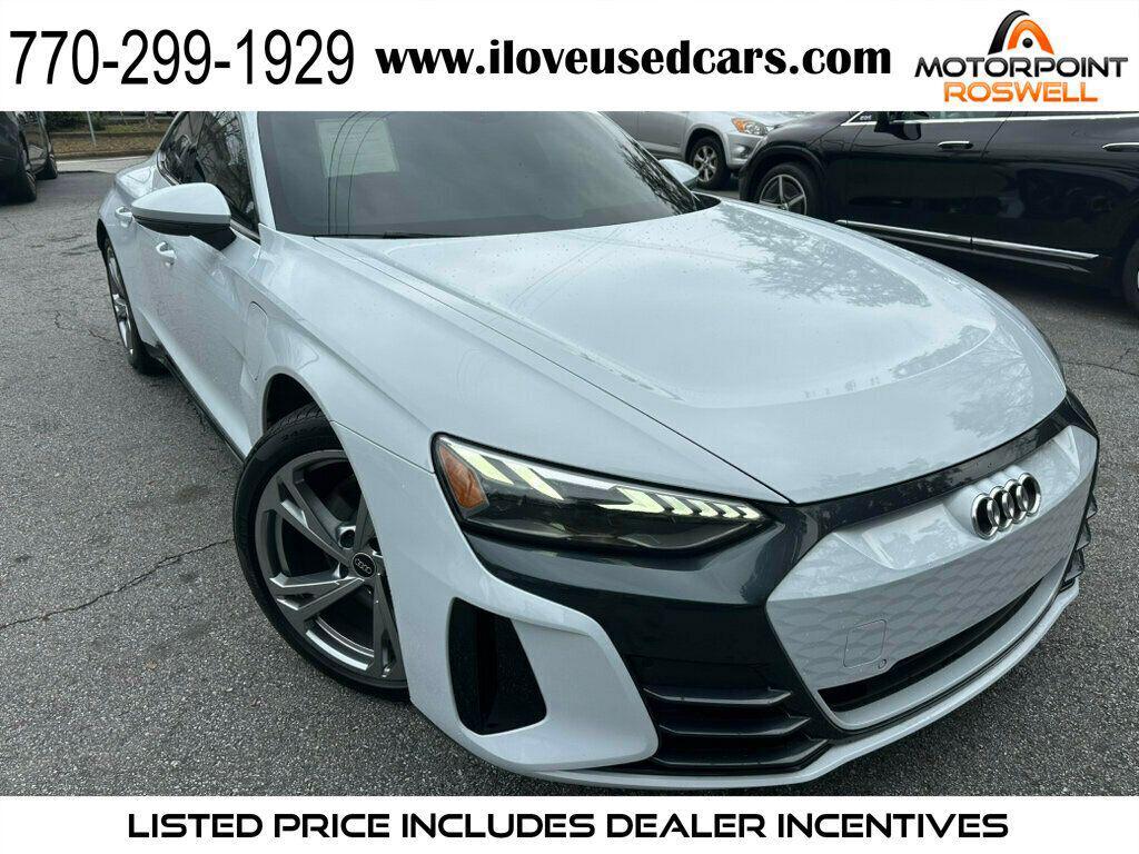 used 2023 Audi e-tron GT car, priced at $44,500