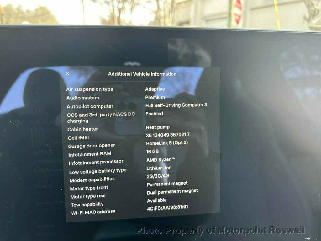 used 2023 Tesla Model X car, priced at $68,786