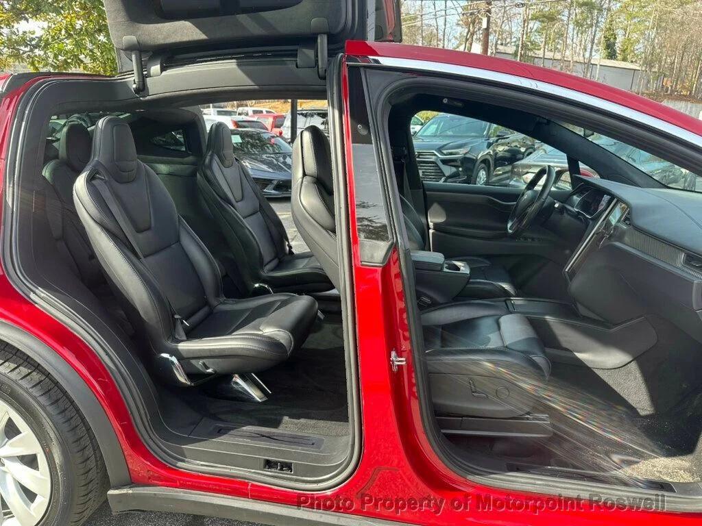 used 2018 Tesla Model X car, priced at $23,499