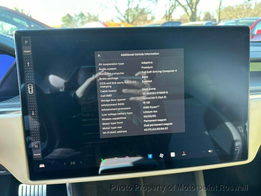 used 2025 Tesla Model S car, priced at $82,999