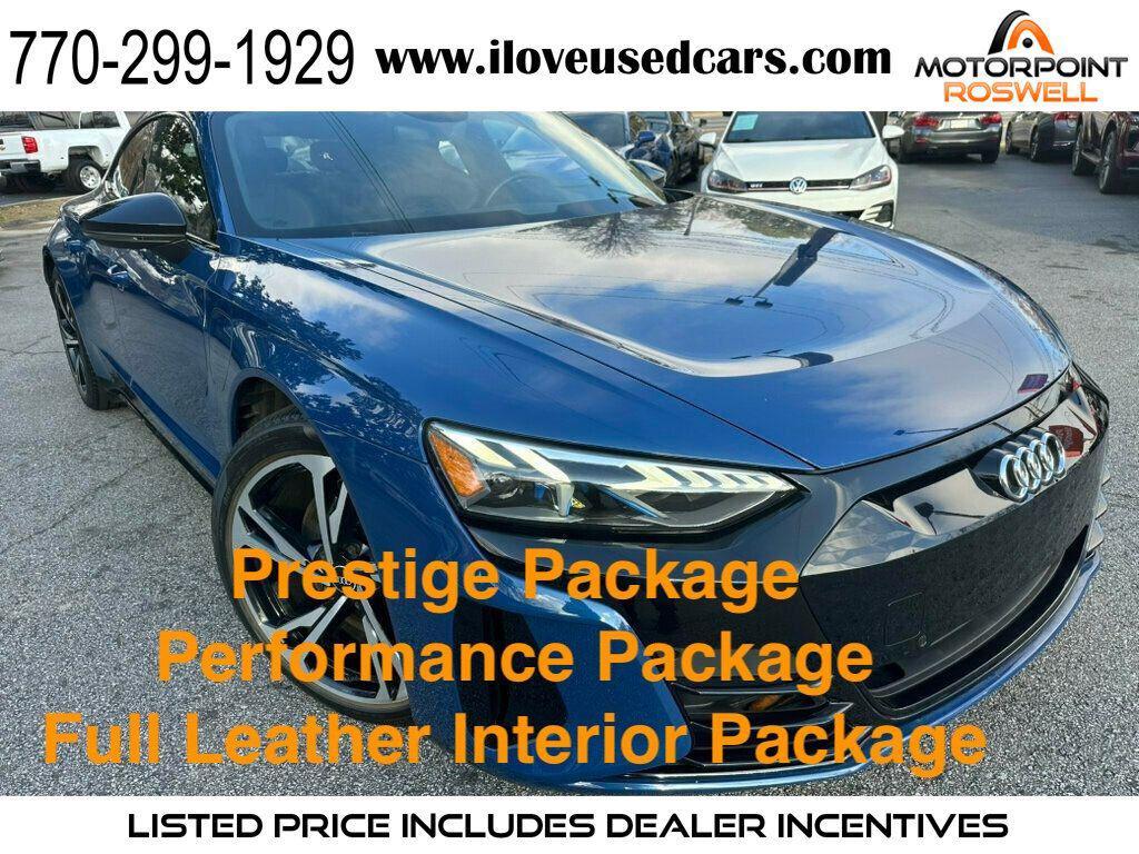 used 2022 Audi e-tron GT car, priced at $47,500