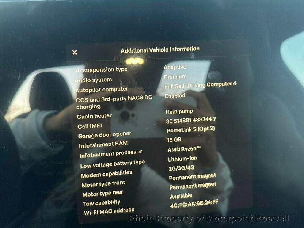 used 2025 Tesla Model X car, priced at $76,999