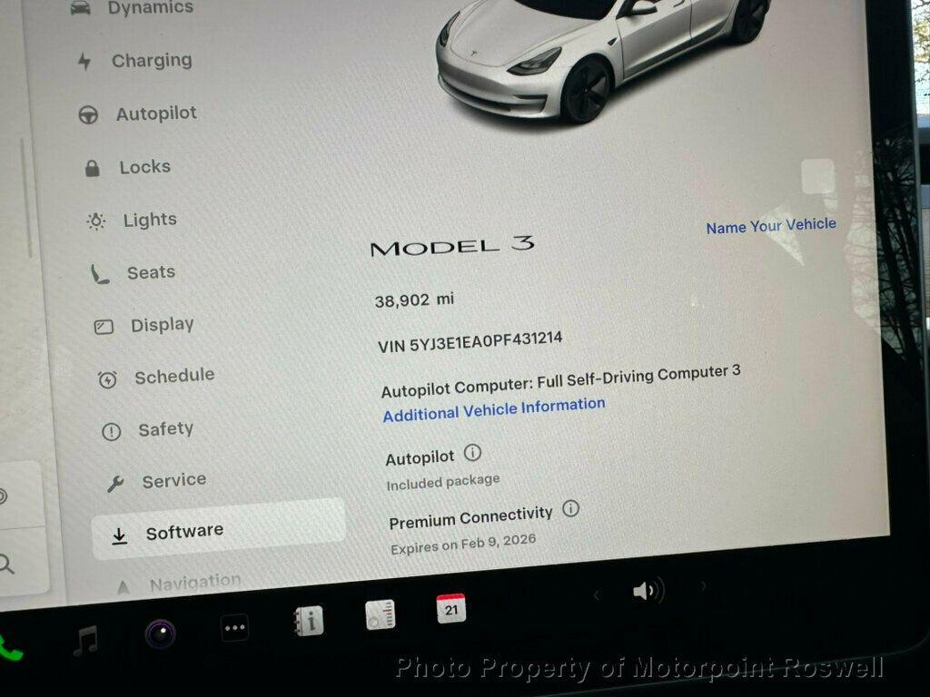 used 2023 Tesla Model 3 car, priced at $23,786