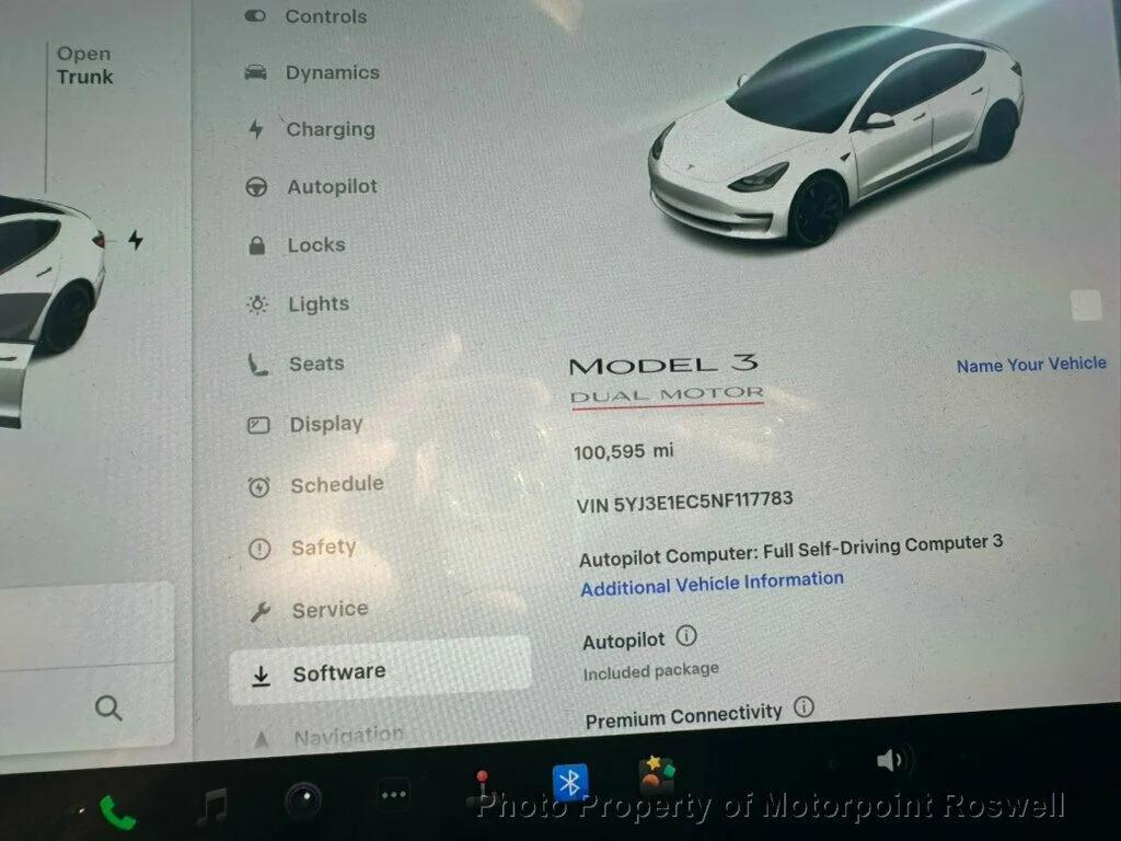 used 2022 Tesla Model 3 car, priced at $20,399