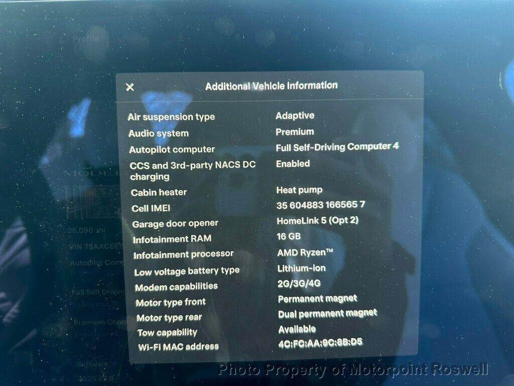 used 2024 Tesla Model X car, priced at $84,500