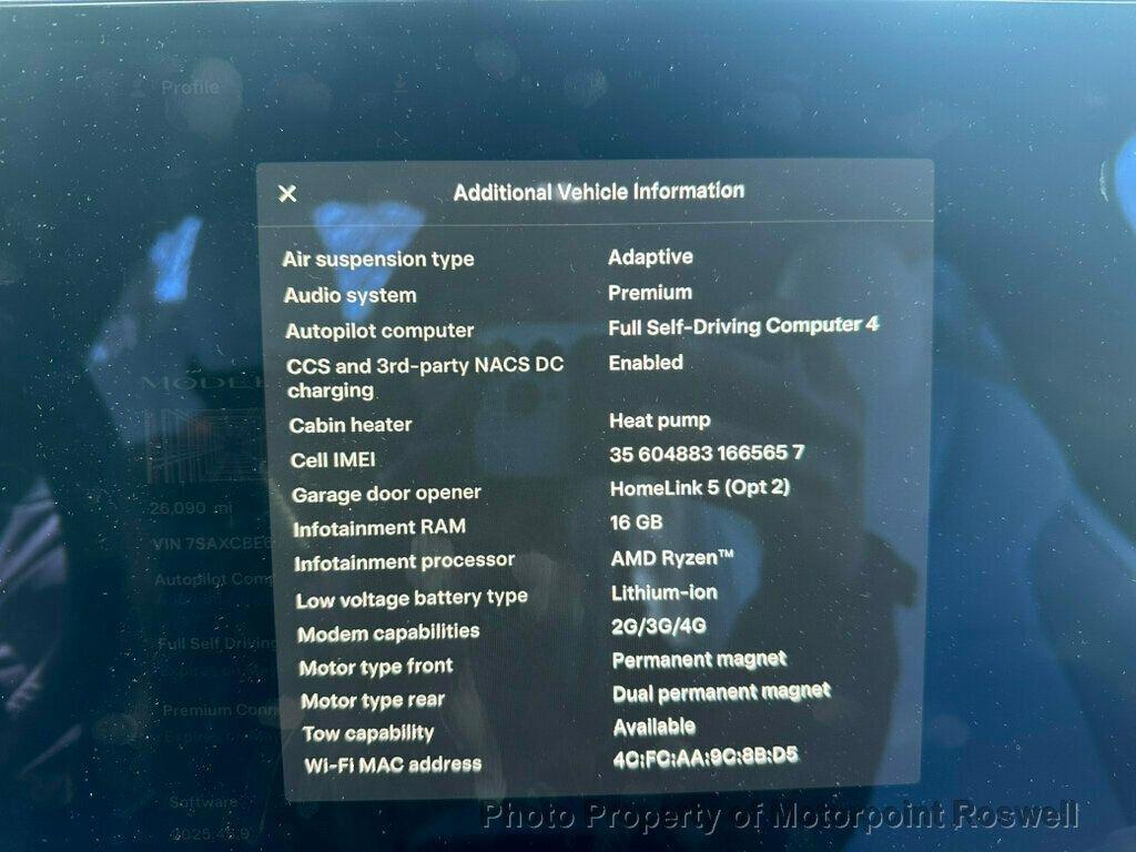 used 2024 Tesla Model X car, priced at $84,500