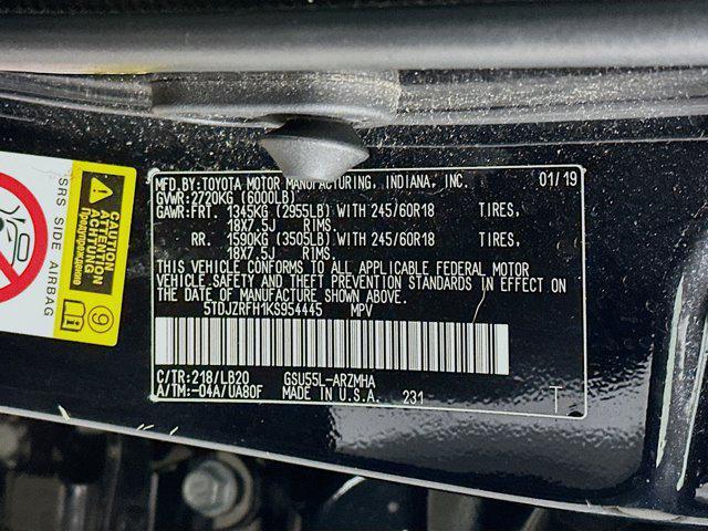 used 2019 Toyota Highlander car, priced at $21,487