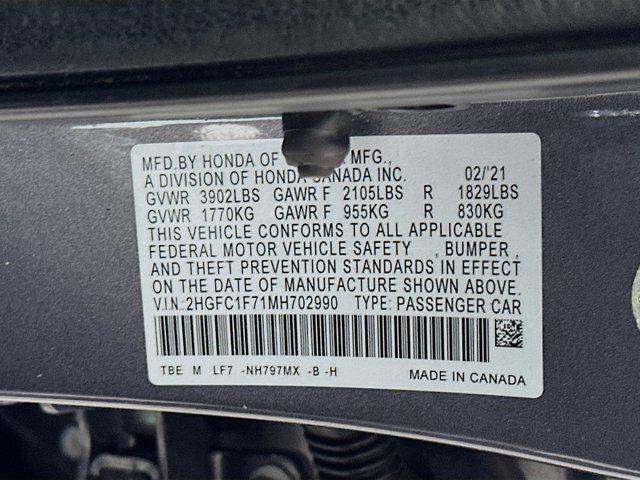 used 2021 Honda Civic car, priced at $21,996