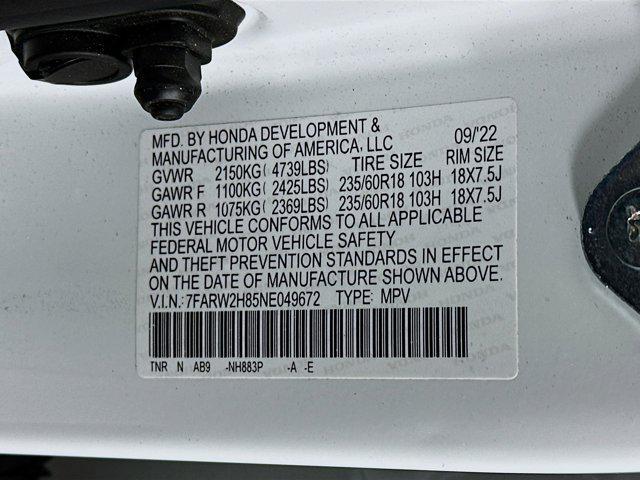 used 2022 Honda CR-V car, priced at $27,496