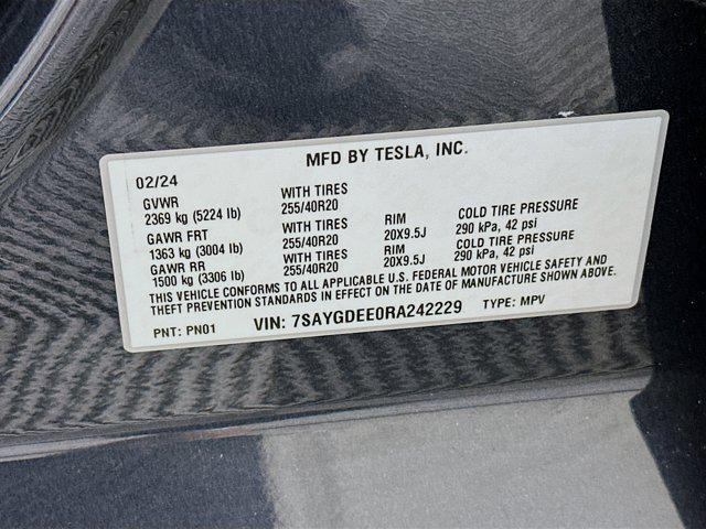 used 2024 Tesla Model Y car, priced at $36,496