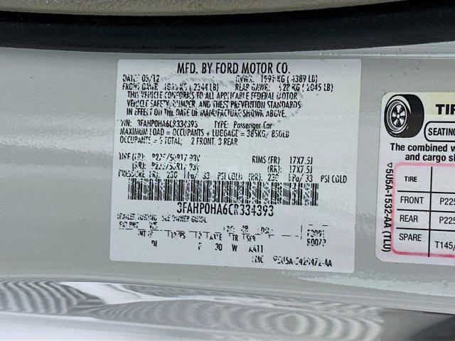 used 2012 Ford Fusion car, priced at $5,297